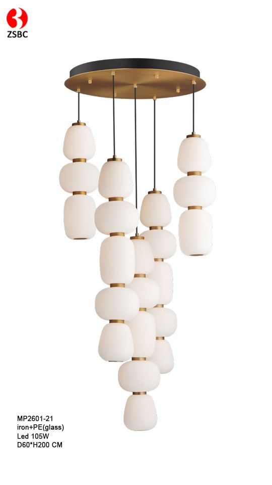 Stair chandelier